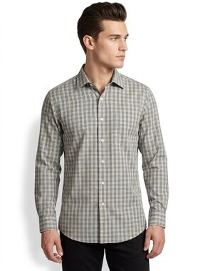 Brooks Brothers Regent oxford striped men’s shirt. Size 15.5 - 35, 100% cotton